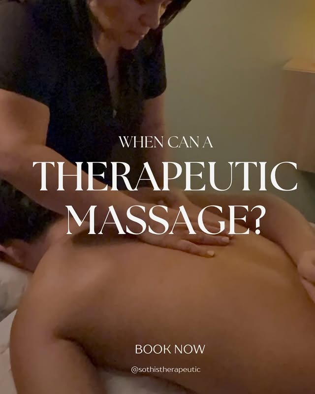 Do you feel that stress or muscle tension is taking its toll on you? π Don't let the discomfort become part of your routine.
A therapeutic massage is not a whim, it is a necessity for your body and mind. In this post, we share 4 warning signs that indicate it is the perfect time to schedule a session with us.
π Slide and discover how we can help you recover your well-being.
1οΈβ£ Muscle pain and contractures.
2οΈβ£ Cervical tension.
3οΈβ£ Accumulated stress.
4οΈβ£ Muscle fatigue.
Your body will thank you! β¨ Book your appointment by clicking on the link in the bio.
#TherapeuticMassage #WellBeing #Health #Relaxation #GoodbyeStress